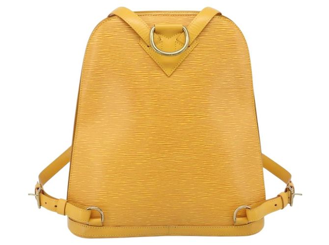 LOUIS VUITTON Epi Coblanc Shoulder Bag Yellow M52293 LV - vista 2