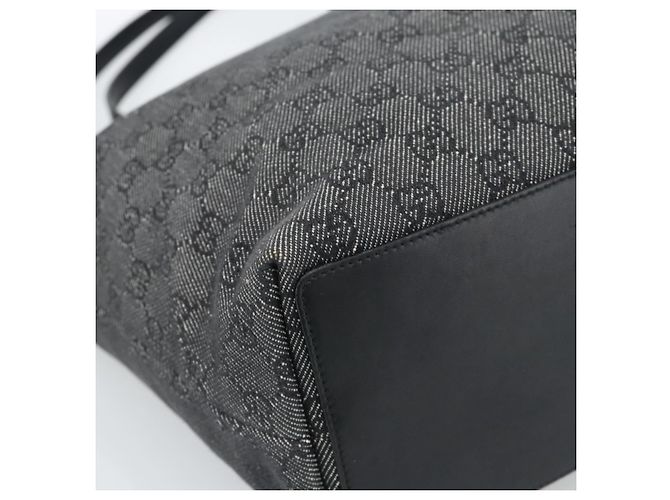 GUCCI GG Canvas Tote Bag Gray Silver 31243 - vista 14