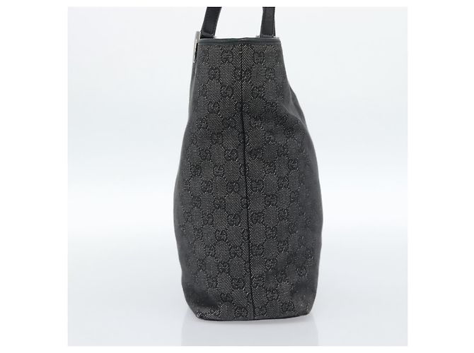GUCCI GG Canvas Tote Bag Gray Silver 31243 - vista 3