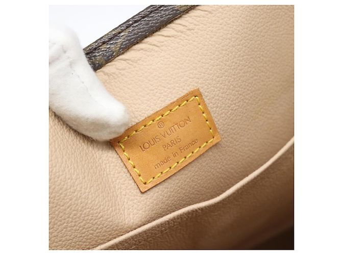 LOUIS VUITTON Monogram Sac Plat Hand Bag M51140 LV - vista 14