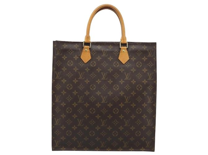 LOUIS VUITTON Monogram Sac Plat Hand Bag M51140 LV - vista 2