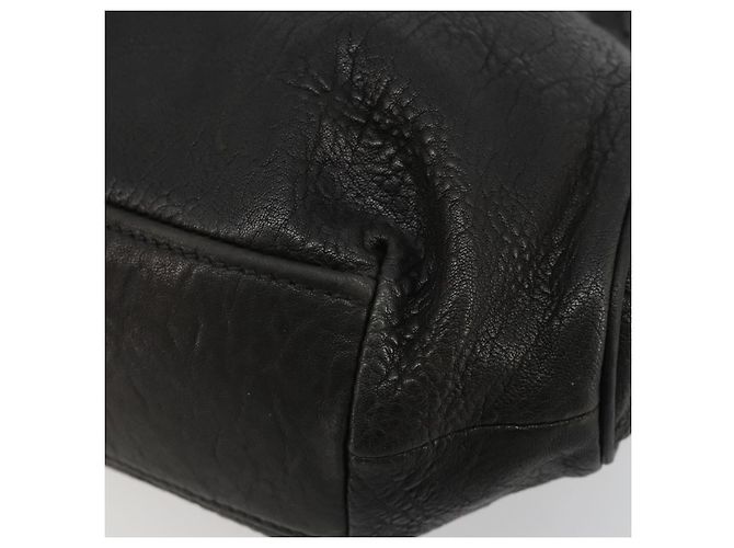 Miu Miu Hand Bag Leather Black Silver - vista 10