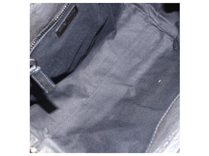 Miu Miu Hand Bag Leather Black Silver - vista 16