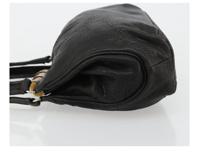 Miu Miu Hand Bag Leather Black Silver - vista 5
