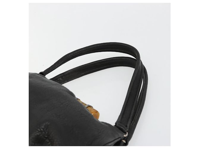 Miu Miu Hand Bag Leather Black Silver - vista 8