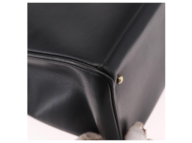 GUCCI Bamboo Hand Bag Leather 2way Black Gold 002 2855 0322 0 - vista 14