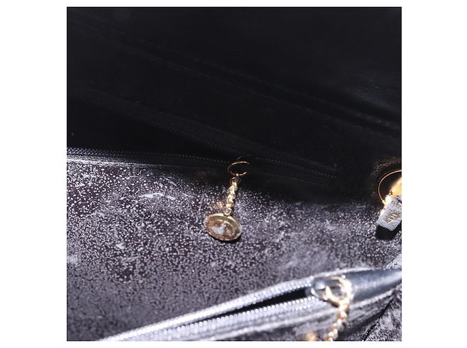 GUCCI Bamboo Hand Bag Leather 2way Black Gold 002 2855 0322 0 - vista 20