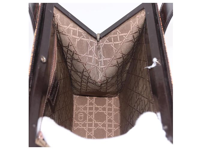 Christian Dior Hand Bag Leather Brown Silver - vista 19
