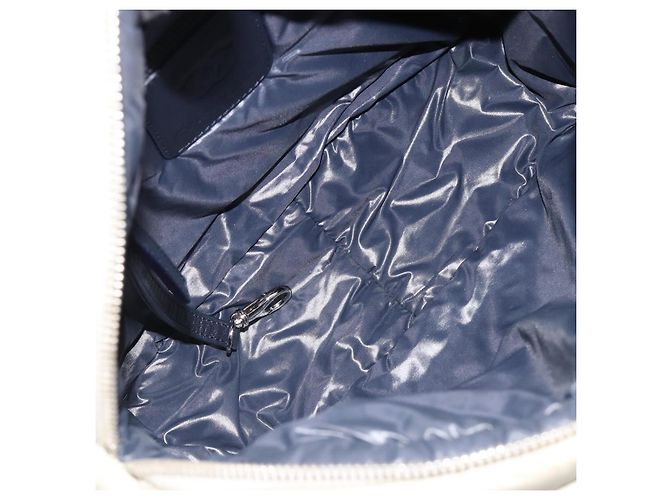 CHANEL Bolso de Hombro Cococoon Nylon Gris Plata CC - vista 10