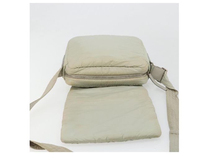 CHANEL Bolso de Hombro Cococoon Nylon Gris Plata CC - vista 20