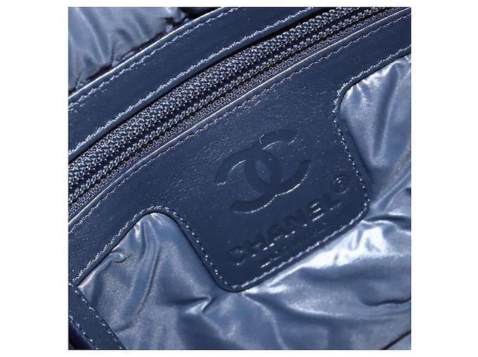 CHANEL Bolso de Hombro Cococoon Nylon Gris Plata CC - vista 21