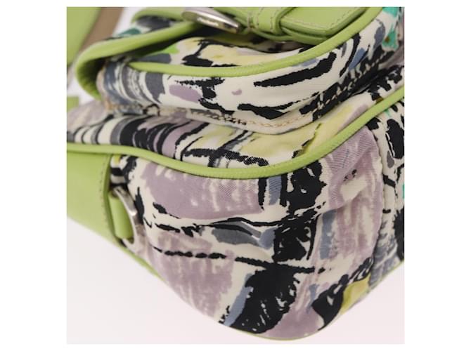 PRADA Shoulder Bag Nylon Green Silver - vista 15