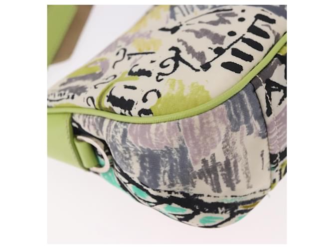 PRADA Shoulder Bag Nylon Green Silver - vista 17