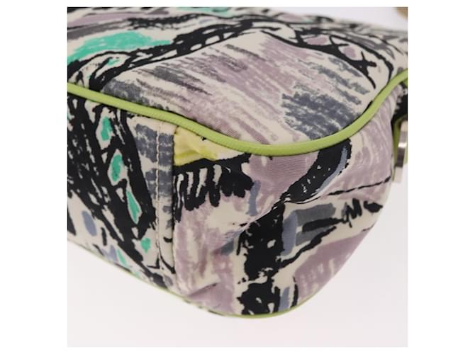 PRADA Shoulder Bag Nylon Green Silver - vista 18