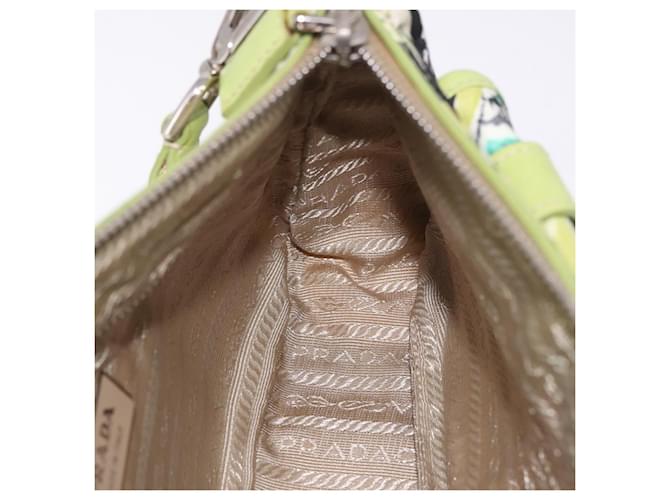 PRADA Shoulder Bag Nylon Green Silver - vista 21
