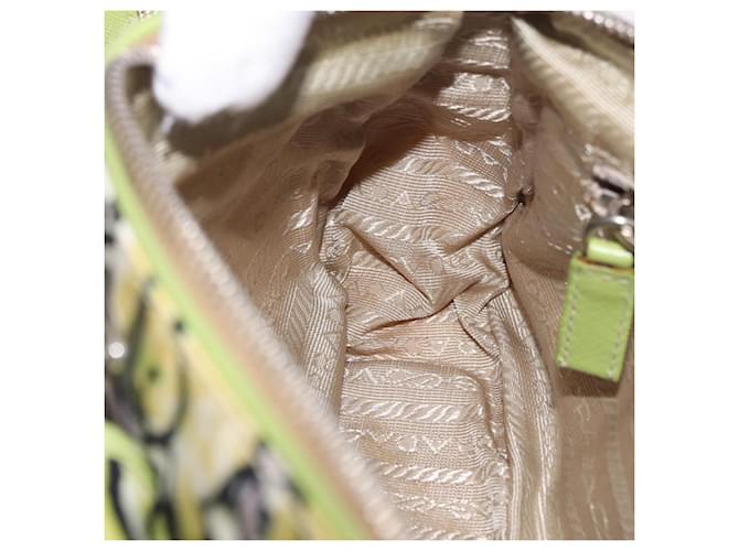 PRADA Shoulder Bag Nylon Green Silver - vista 22