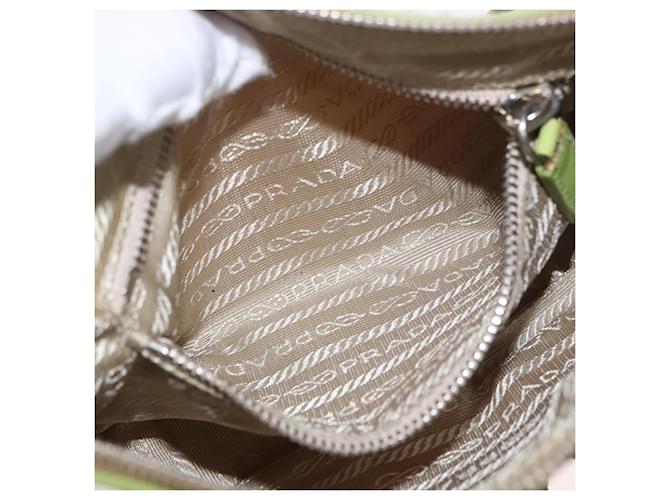 PRADA Shoulder Bag Nylon Green Silver - vista 24