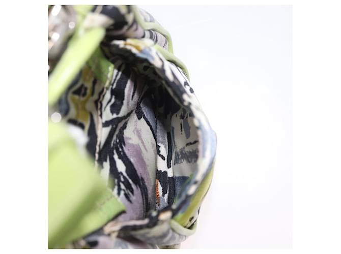 PRADA Shoulder Bag Nylon Green Silver - vista 25