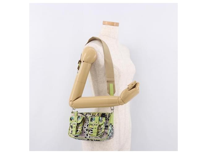 PRADA Shoulder Bag Nylon Green Silver - vista 26