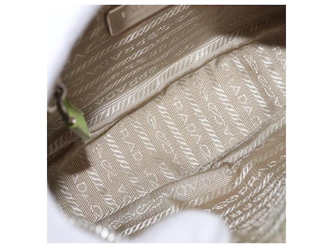 PRADA Shoulder Bag Nylon Green Silver - vista 9