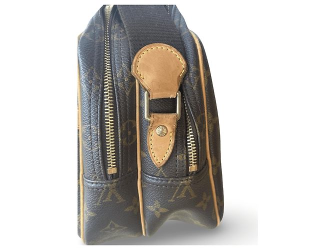 Autre Marque Louis Vuitton Reporter PM Beige Doré - vue 4