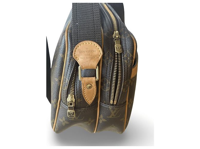 Autre Marque Louis Vuitton Reporter PM Beige Doré - vue 5