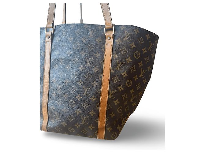 Autre Marque Borsa Shopping Louis Vuitton Marrone - vista 2