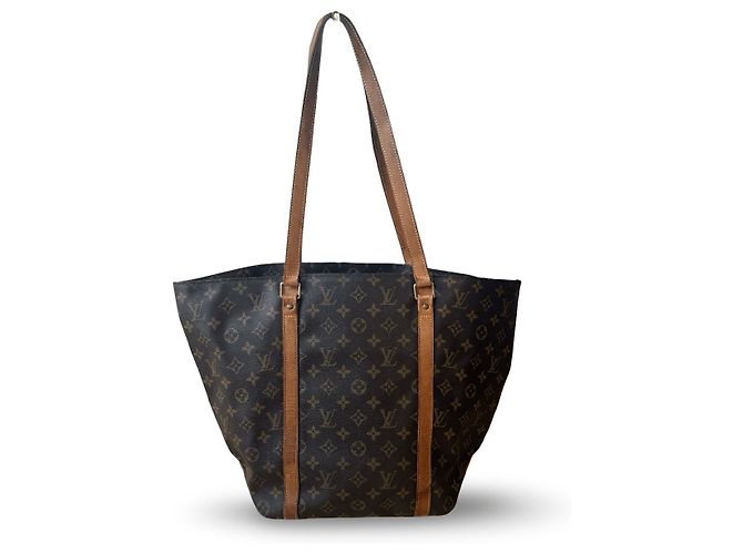 Autre Marque Borsa Shopping Louis Vuitton Marrone - vista 4