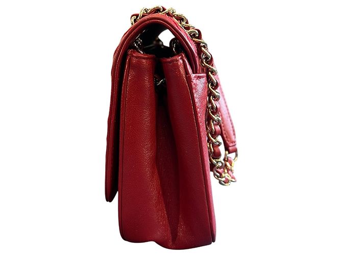 Borsa Chanel Large Chevron Sheepskin Subtle Flap 2017 - vista 3