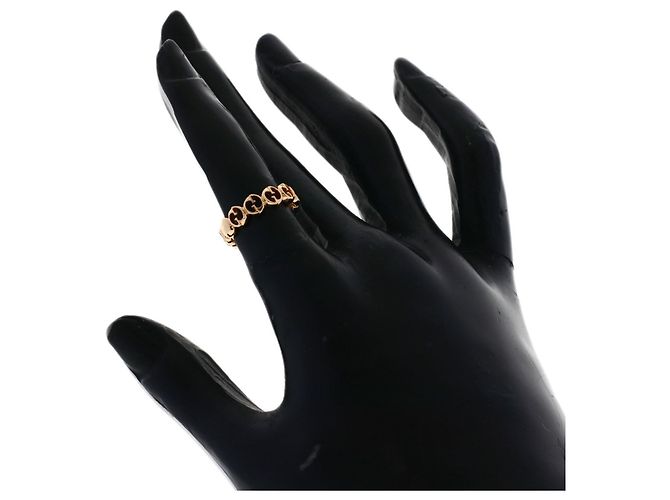 Anello Gucci Interlocking #7 in oro rosa 18K - vista 5