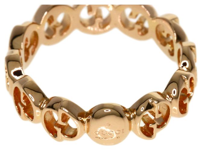 Anello Gucci Interlocking #7 in oro rosa 18K - vista 6