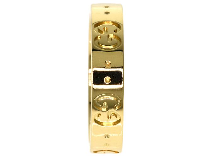 Anello Gucci Icon Band in oro giallo 18K - vista 3