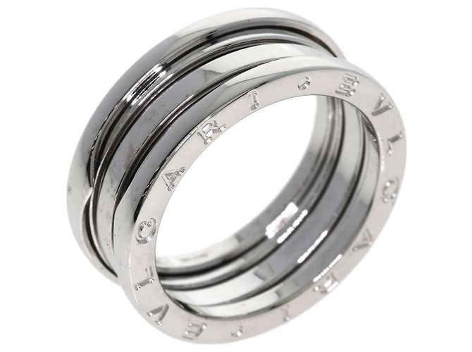 Bulgari Anello Bvlgari B.zero1 a 2 bande in oro bianco - vista 2