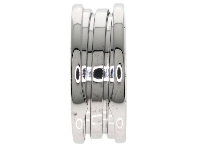 Bulgari Anello Bvlgari B.zero1 a 2 bande in oro bianco - vista 3