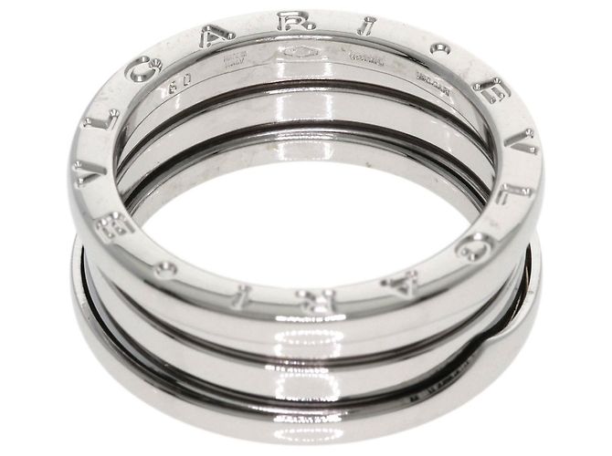 Bulgari Anello Bvlgari B.zero1 a 2 bande in oro bianco - vista 4