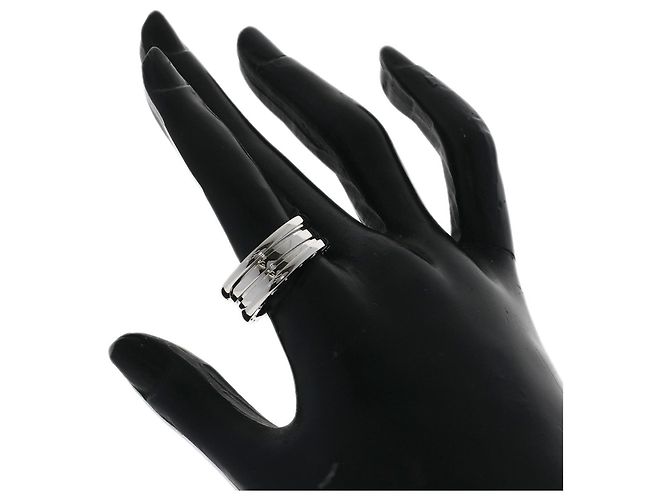 Bulgari Anello Bvlgari B.zero1 a 2 bande in oro bianco - vista 5