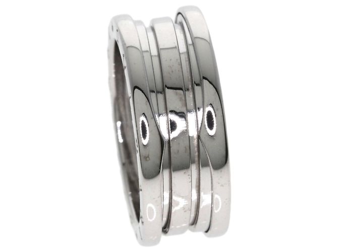 Bulgari Anello Bvlgari B.zero1 a 2 bande in oro bianco - vista 7