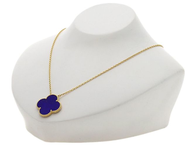 Collana Magic Alhambra Lapis Lazuli Van Cleef & Arpels - vista 4