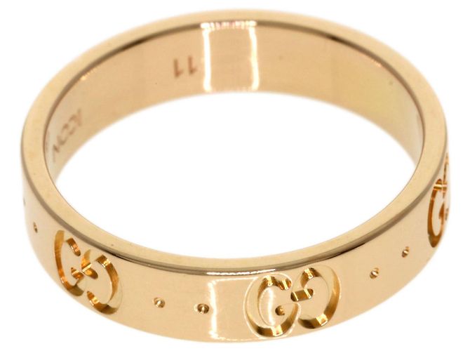 Anello Gucci Icon Band in oro rosa 18K - vista 7