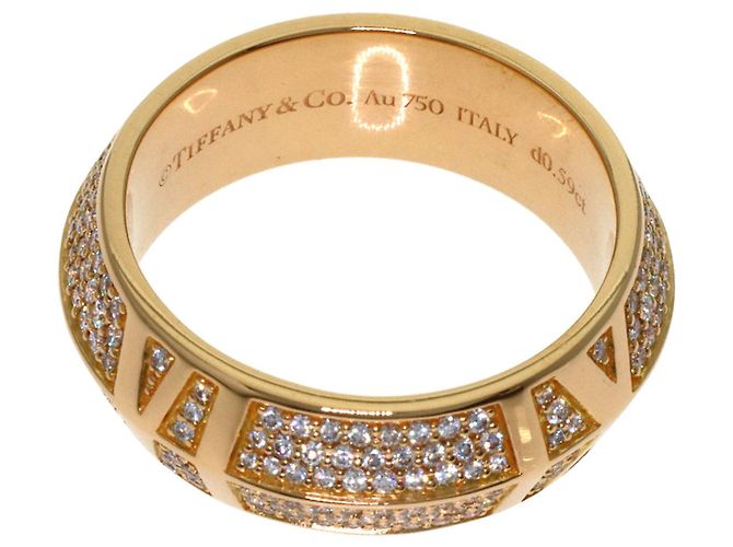 Anello Tiffany & Co. Atlas X con diamanti - vista 4