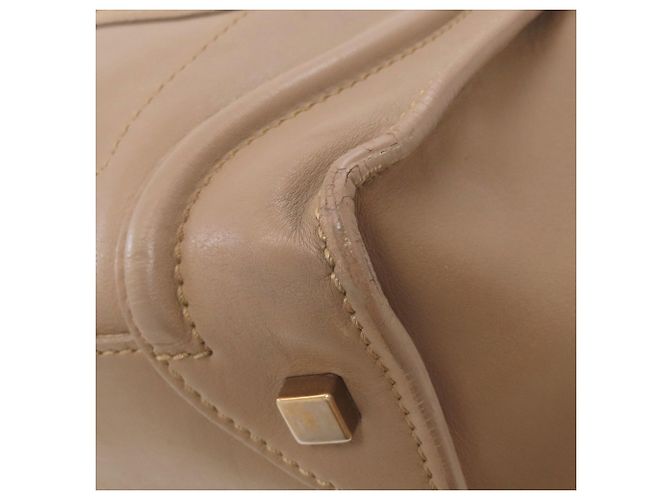 Céline Borsa a mano Celine Luggage Mini Marrone - vista 21