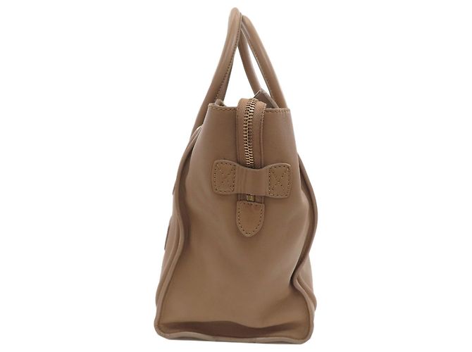 Céline Borsa a mano Celine Luggage Mini Marrone - vista 3