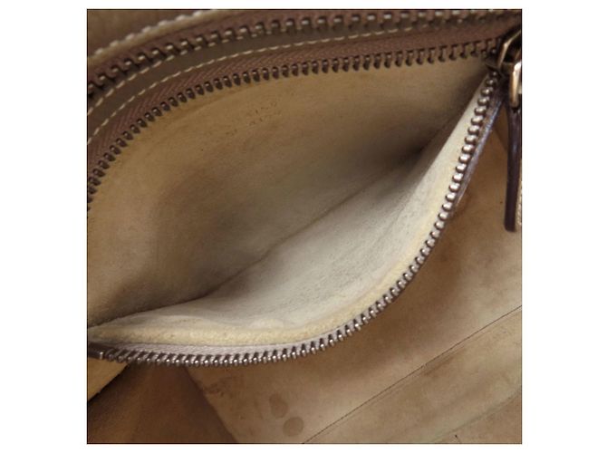 Céline Borsa a mano Celine Luggage Micro in vitello grigio Marrone - vista 9