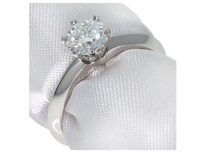 Tiffany & Co. Platin-Solitär-Diamantring - Ansicht 2