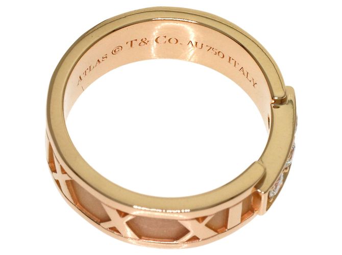 Tiffany & Co. Atlas Ring mit 3 Diamanten - Ansicht 5