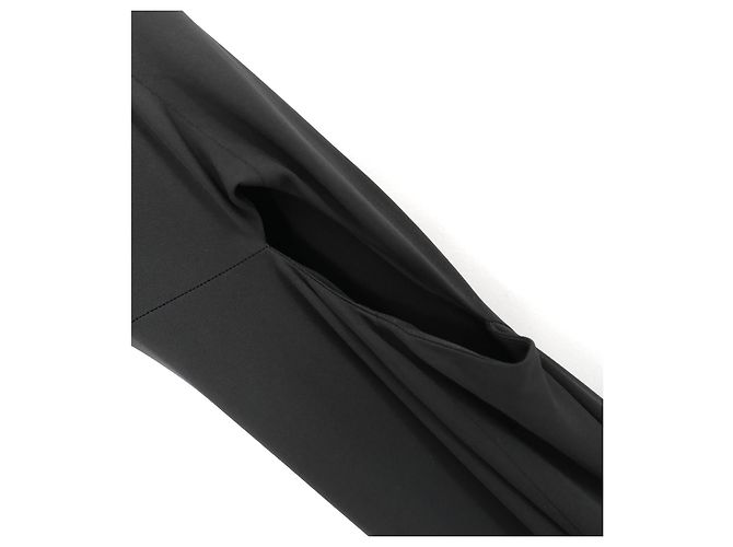 Versace Abito Midi Monospalla con Cutout Primavera 2023 - Nero - vista 6