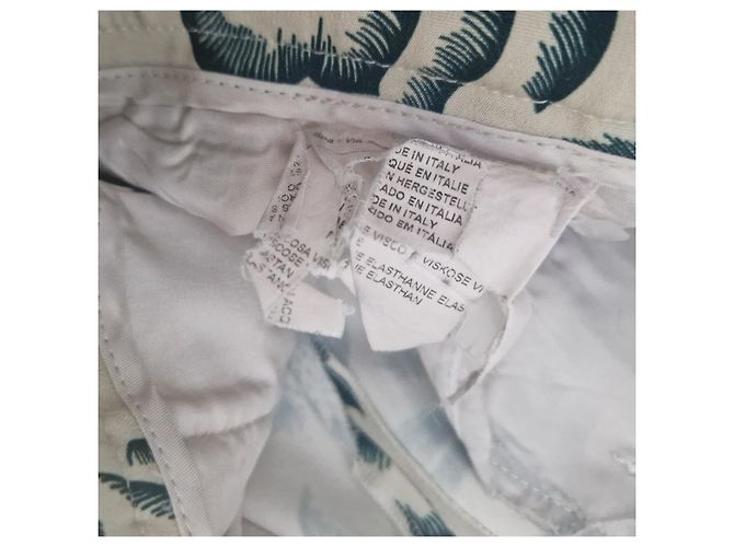 Pantalones Etro Estampado Floral Beige Amarillo Verde oscuro - vista 3