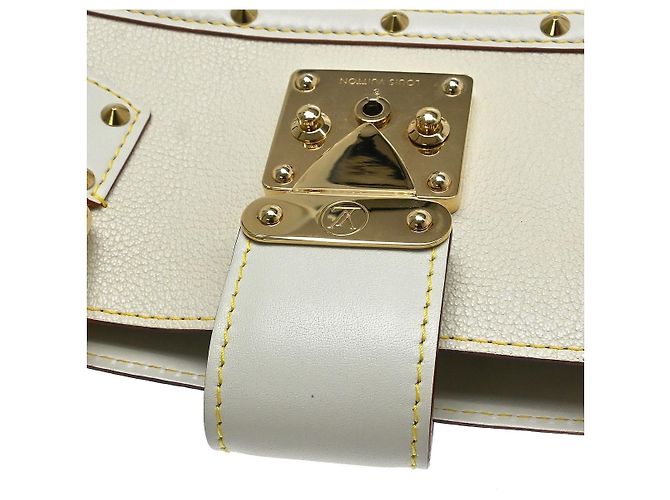 Louis Vuitton Suhali Le Fabuleux Leather Bianco - vista 7
