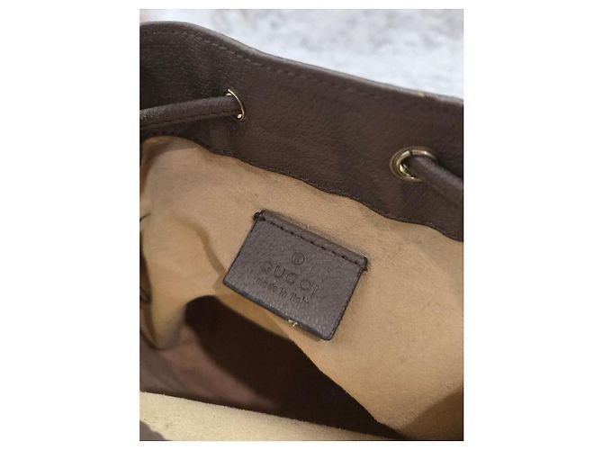 Gucci Ophidia Borsa a Secchiello in Tela Monogram GG Verde - vista 8