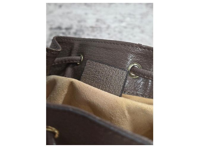 Gucci Ophidia Borsa a Secchiello in Tela Monogram GG Verde - vista 9